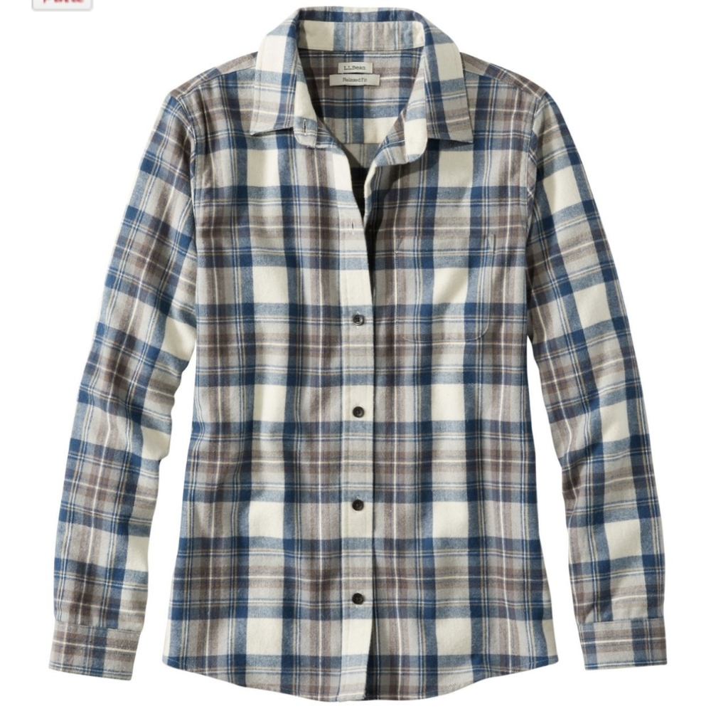 LL Bean Plaid Shirt